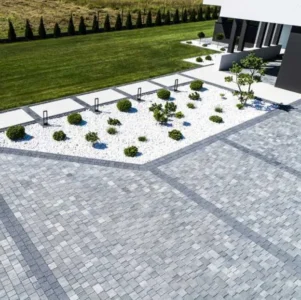 kostka brukowa nowoczesny styl