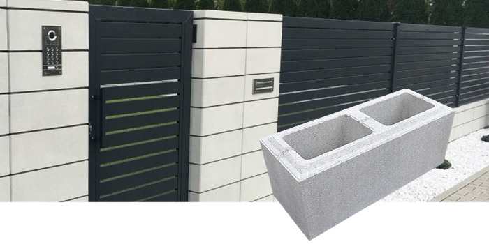 Pustaki betonowe białe