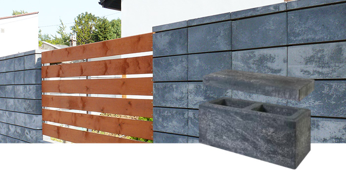 Pustaki betonowe melanż